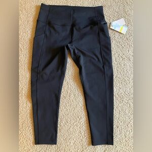 Zella High Waist 7/8 Live In Black Leggings